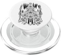 Albero di Natale vichingo mitologia norrena rune foresta nordica PopSockets PopGrip per MagSafe