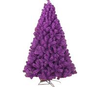 Albero di Natale Viola Premium Albero di Natale per La Pienezza Albero di Natale Artificiale con Supporto in Metallo Regali di Decorazione di Natale (Color : Purple, S : 240cm(94.4inches))