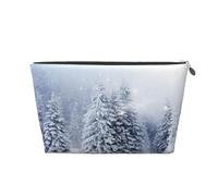 Albero di neve di Natale, Borsa da toilette Borsa per trucco Borsa per cosmetici Borsa da toilette da viaggio portatile