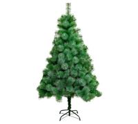 Albero di pino artificiale for le feste di Natale, for la decorazione di casa, ufficio, feste, facile da montare, cerniere in metallo e base pieghevole, verde Albero di Natale(210cm)