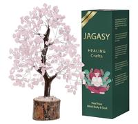 Albero di quarzo rosa - Albero di cristalli curativi, cristalli e pietre curative, albero di cristallo per energia positiva, regalo spirituale, decorazione per la casa, bonsai, decorazione in quarzo