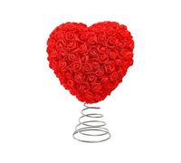 Albero di San - Ornamenti di Design a Forma di Rosa, Corona di Albero a Tema Cuore, Decorazione da Parete per Festa di Compleanno, Porta d'ingresso della casa,