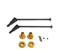 Albero di trasmissione anteriore e posteriore in metallo yizisecce per parti di auto JLB RC, componente di trasmissione durevole, accessori per upgrade in scala 1/10, sostituzione (D'oro)