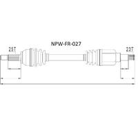 Albero Motore Adatto A per Ford Fusion 1.4 02 SX / OE zu Vergl DS218202,1