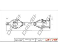 Albero Di Trasmissione Giunto Per VW Touran 2.0 TDI 16V 1.9 Passat Variant