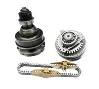 Albero di trasmissione per automobile Set di pulegge per trasmissione automatica CVT JF018E JF018, adatto per gruppo pignone cilindro pressione Nissan Kit semiasse(25 teeth)