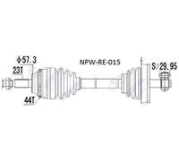 Albero Di Trasmissione Sinistro Per Clio II Kangoo 1.5 Dci 8200065334