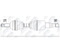 Albero Di Trasmissione Sinistro Jaguar X-Type 2.1 V6, 2.0D, 2.2D 02- Nuovo