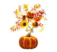 Albero Di Zu-cca Illuminato - Luci Di Zu-cca A LED Per Halloween | Zucche Artificiali Illuminate A Batteria Per Decorazioni Autunnali | Lanterna Con Zucche Di Halloween Per Il Ringraziamento (D)
