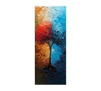 Albero Diamond Painting Kit Completo, Diamond Painting Autunno e inverno Quadri con Perline Hobby Creativi Adulti 50 x 130cm, DIY Diamantini Crystal Art Pittura Diamante Kits, Regalo Donna ZSDH3874