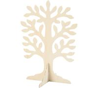 Albero, dimensioni 30 x 21,5 cm, spessore 2 mm, compensato, 1 pezzo