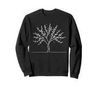 Albero Fiorito Linework Appassionato Felpa