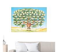 Albero genealogico degli antenati riempibile, Diagramma 'Albero genealogico, Diagramma 'Albero genealogico per i Bambini per Conoscere la Loro Famiglia