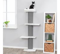 Albero graffiato Acadia con fissaggio a muro 160 cm grigio