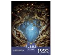 Albero Grotta Puzzle Puzzle Da 1000 Pezzi Gioco Di Sfidaans Adulti E Bambini Mistico Puzzle Impossibile Sfida EduGattoiva Regalo Per La Decorazione Domestica 70x50cm/1000pcs