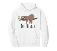 Albero Hugger Funny Sloth Natura Lover Felpa con Cappuccio