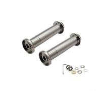 Albero in lega di alluminio progettato per mulinelli da baitcasting DAIWA, incluso DRT per MK1 FORTATULA Fishing Reel Retrofit Kit (2 pezzi grigio)