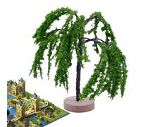 Albero in miniatura modello | Albero finto per artigianato fai-da-te | Forniture per paesaggi modello, da giardino in miniatura, albero verde per progetti fai-da-te Paesaggio