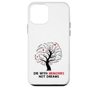 Albero ispiratore Life Canvas Die with Memories Not Dreams Custodia per iPhone 12 mini