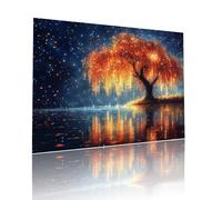 Albero Jigsaw Puzzle Adulti 1314 pezzi Jigsaw Puzzles Classici Arte Impossibili Grandi Dimensioni Cielo Stellato per Adulti e Ragazzi Divertimento Giochi Rilassamento e Intelligence 50x75cm t-911