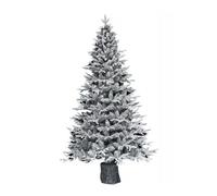 Albero Kentucky Innevato con tronchetto integrato Xone 210 cm