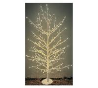 Lotti Albero natale Ramo TIGLIO Bianco H90cm 240 MicroLED FlashLED 4m+ø50