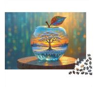 Albero mela cristallo Puzzle 1000 Pezzi In Cartone Pressato, Un Puzzle Per Mindfulness, Ideale Per Hobby Creativo, Idea Regalo Originale 52x38cm/1000pcs