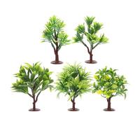 Albero Miniatura per Modellismo Base, Decorazione Realistica 10 Pezzi | Plastica, Effetto Realistico per Casa e Progetto, Scenografia in Scala, Accessori per Allestimenti Creativi