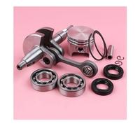 Albero motore 37 mm Pistone 8 mm Perno adatto for MS170 017 MS 170 Anello Seeger Cuscinetto manovella Kit paraolio Attrezzo di ricambio for motosega