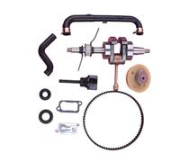 Albero motore Albero a camme Puleggia Cinghia dentata Paraolio adatto for Honda GX35 35cc 4 tempi Rasaerba Motore Tubo di sfiato Astina di livello