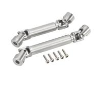 Albero Motore Albero Trasmissione Centrale Temprato 1/24 RC Crawler Per Axial SCX24 Per JLU C10 Per Bronco Per Base Per Camp Per 4Runner Trasmissione(2PCS Silver)