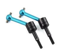 Albero Motore RC per Tamiya TT01 TT02 TT01D TT01E TA04 1/10 rc Car Upgrades Accessori 4 Pezzi Albero di Trasmissione Metallo CVD(Blue,2pcs)