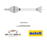 Albero Motore/semiasse Metelli 17-1285 per Citroën Assale Anteriore Sx Sx