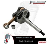 Albero motore spinotto 10 mm Piaggio CIAO - SI - BOXER