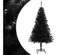 albero natale 210 cm,albero natale,alberi di natale,albero di natale,Albero di Natale Artificiale con Supporto Nero 150 cm PVCIdeale per patii, salotti, dove è necessario