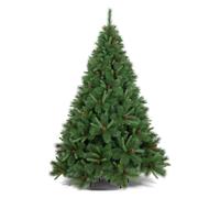 Albero Natale addobbato Amicasa TARVISIO PVC e PE Verde