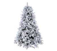 Albero Natale addobbato ARVES Verde innevato (PVC e PE - H150 D93 cm) 0931236
