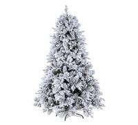 Albero Natale addobbato ARVES Verde innevato (PVC e PE - H240 D150 cm) 0931239