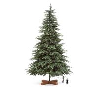 Albero Natale addobbato DELUXE PRELIT Verde (PVC e PE - H195 D120 cm) 2950 luci