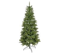 Albero di Natale Slim Addobbato Altezza 180 cm con 803 Rami Verde 79892 Lotti