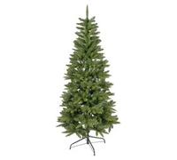 Albero Natale addobbato SLIM Verde (PVC e PE - L86 H180 cm) 300 luci - LED 79892