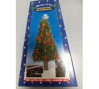 Albero Natale da auto/camion 12 luci connettore accendisigari 18cm Giocoplast