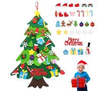 Albero Natale Feltro Per Bambini Diy Staccabili Albero Di Natale Per Bambini Decorazioni Albero Natale Feltro Può Essere Appeso Per Regali Di Natale Party Decorazioni Da Parete Per Porte
