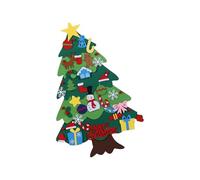 Albero Natale In Feltro Per Le Vacanze Bambini Attività Interattiva Genitore Figlio Decorazione Da Parete La Casa L'aula Prescolare Set Alberi Natale In Feltro I Più Piccoli