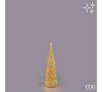 Albero Natale LED Curly EDG Oro 720 Luci H 120 cm