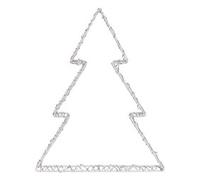 Albero Natale soprammobile Bianco 78345 (38cm) 240 luci - MICROLED