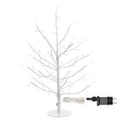 Lotti Albero Natale Ramo TIGLIO bianco H45cm 108 MicroLED FlashLED 4m+ø30