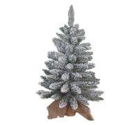 Albero Natale soprammobile Verde innevato 008343 (30x45cm)
