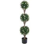 Albero ornamentale a tripla sfera, albero ornamentale artificiale per interni ed