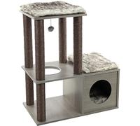Albero per gatti ADINDA Grigio 70 x 40 x 84 cm